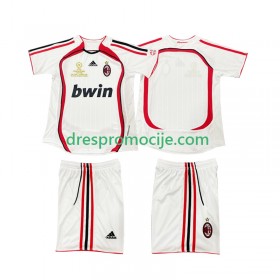 A.C. Milan 2006 2007 Dres Retro Dječji Gostujući Kratkih Rukava